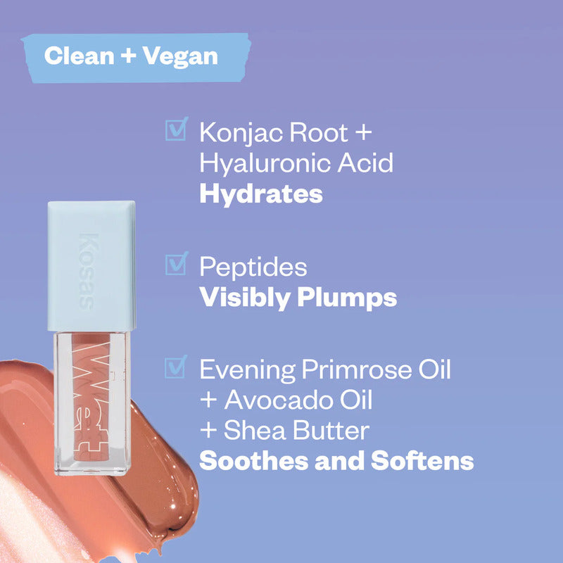 Kosas | Wet Lip Oil | Brillo De Labios En Aceite