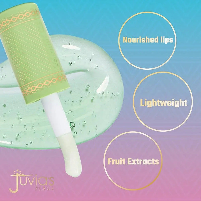 Juvia's | Labial Gloss - Hidrata Y Da Brillo - Vit E, Frutas Honeydew
