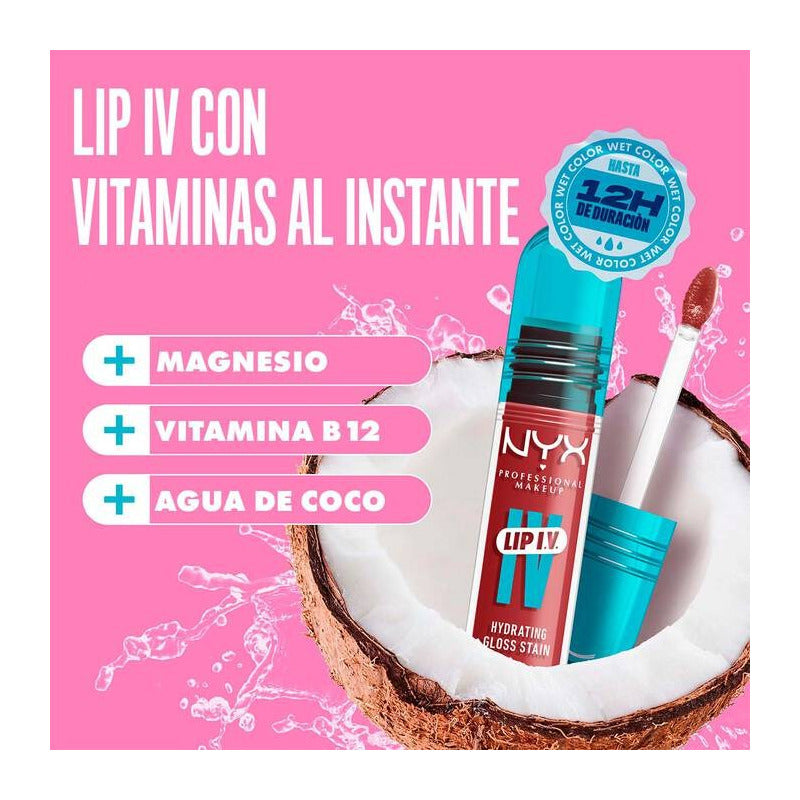 Nyx | Lip I.v | Tinta De Labios Efecto Gloss