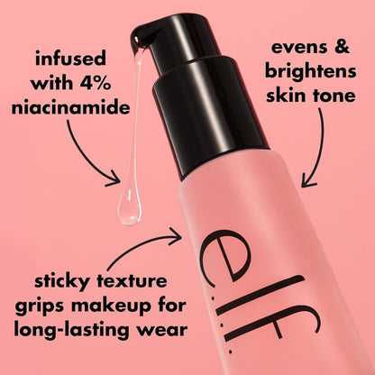 Elf | Power Grip Primer + Niacinamida | Prebase 24ml Clear