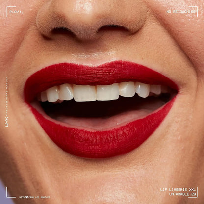 Labial Nyx Lingerie Xxl Mate Líquido, Sin Transferencia Untamable