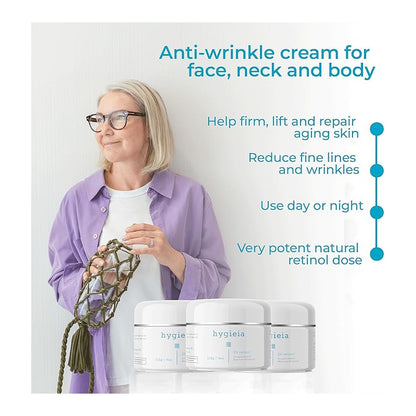 Hygieia | Crema Hidratante 2% Retinol Todo Tipo De Piel Noche
