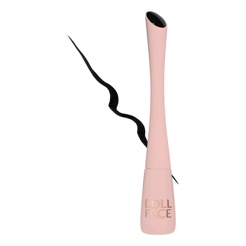 Doll Face | Retro Wing Liquid Dip Liner | Delineador Líquido Black Mate