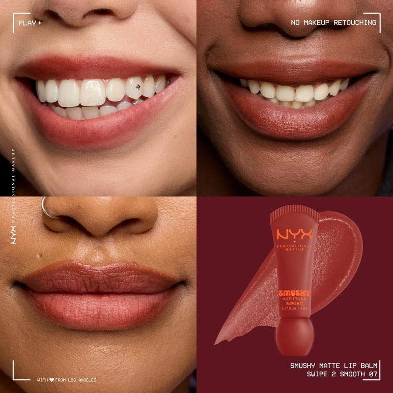 Nyx | Smushy Matte Lip Balm | Bálsamo Labial Matte