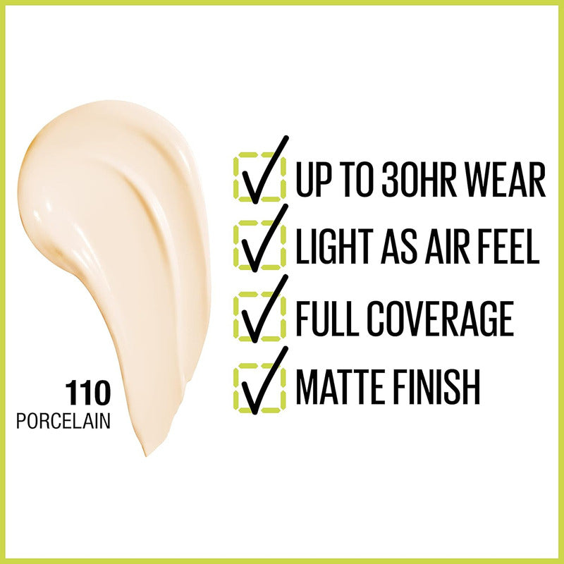 Maybelline Base De Maquillaje Larga Duracion Superstay
