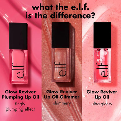 Elf | Glow Reviver Lip Oil Plumping | Gloss Voluminizador Ultraviolet