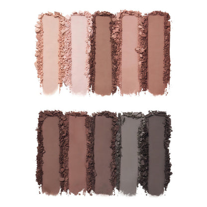 E.l.f | Mad For Matte ! Paleta De Sombras Ojos 10 Tonos Mate Nude, Marrón Claro, Marrón Oscuro, Beige, Gris