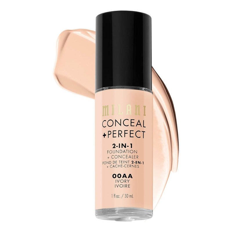 Milani | Conceal + Perfect 2 En 1  | Base De Maquillaje