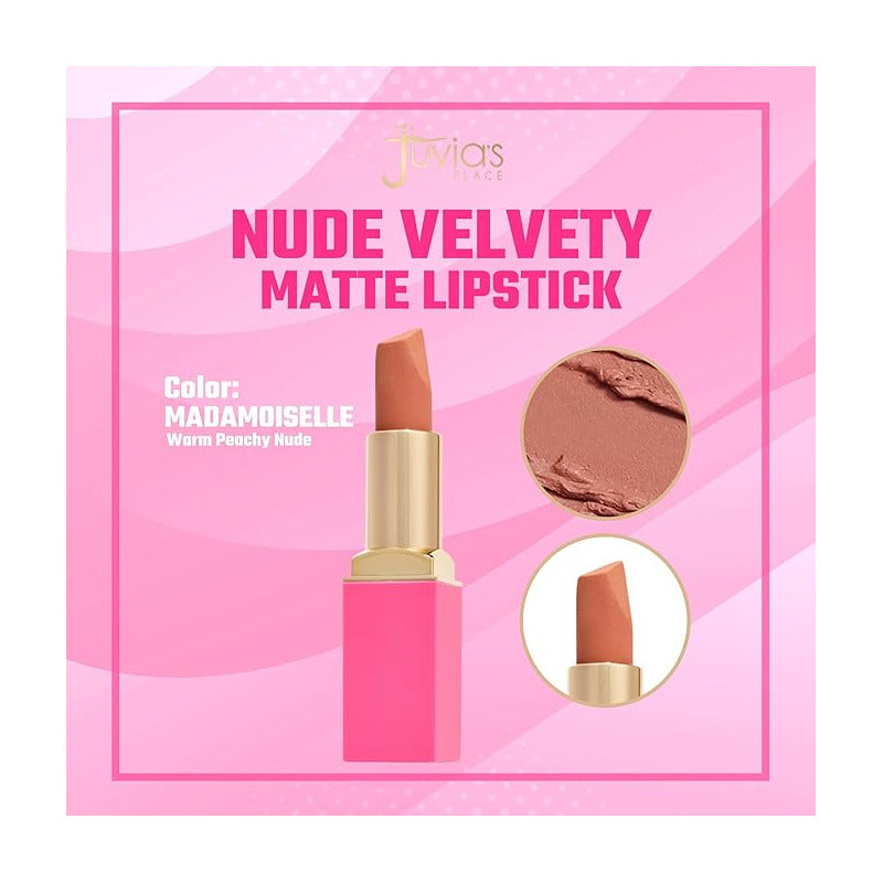 Juvia's | Labial Mate Velvet Hidratante - Vegano - Nude