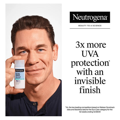 Neutrogena| Ultra Sheer Face Liquid Fps 70 - Protector Solar