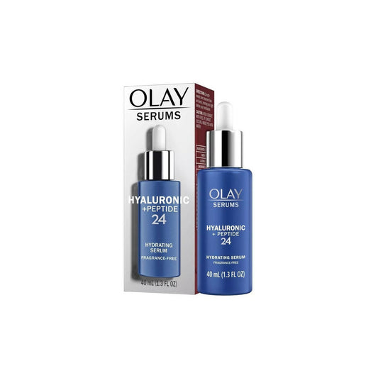 Olay Suero Facial Con Ácido Hialurónico + Péptido 24, 40ml Todo Tipo De Piel Día/noche