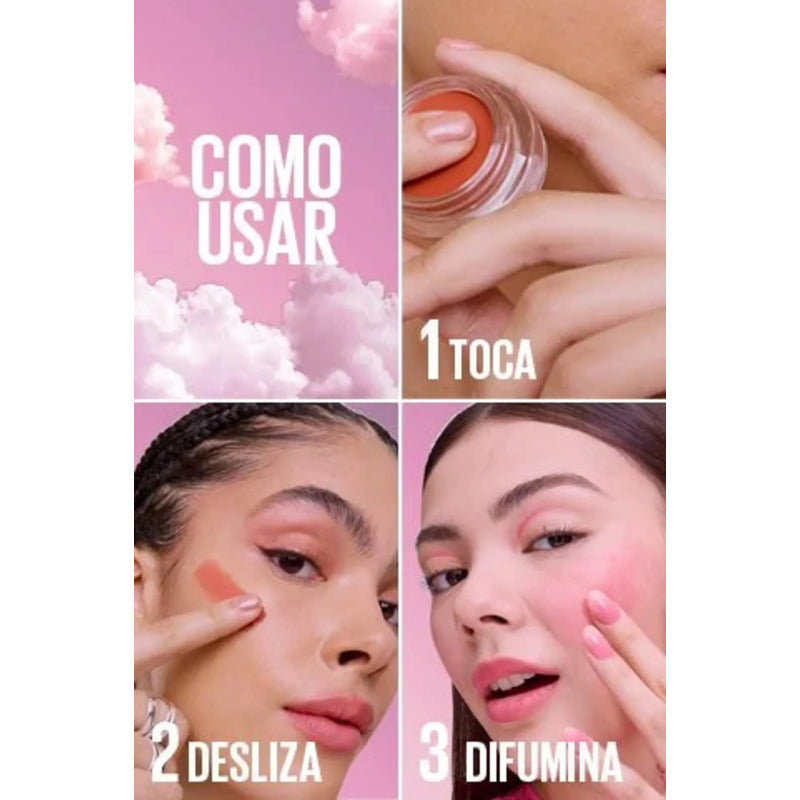 Maybelline | Cluodtopia | Tinta Mousse Mate Mejillas/labios Dreamy Dawn