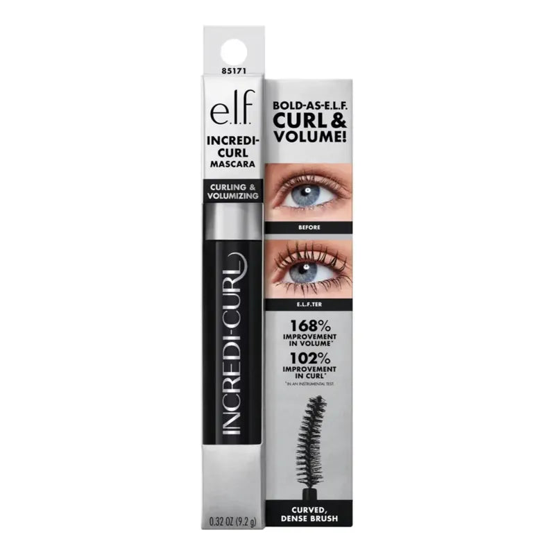 E.l.f. Incredi-curl Máscara Negra Pitch Black 9.2g Pitch Black - Negro