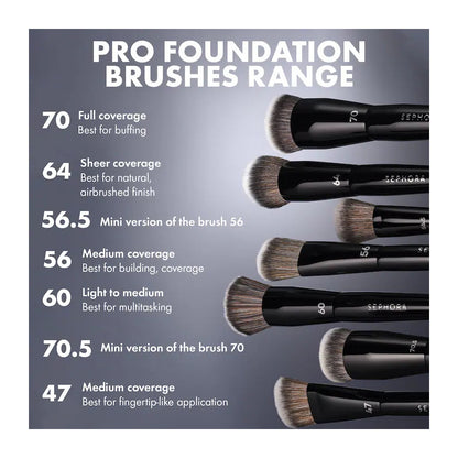 Sephora | Pro Brush Foundation 56 | Brocha Para Base #56 56