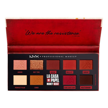 Nyx | Color Palette La Casa De Papel | Paleta De Sombras Money Heist