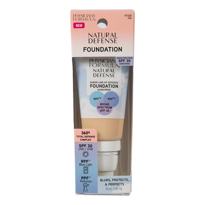 Physicians Formula | Natural Defense | Maquillaje + Fps 30 Fair