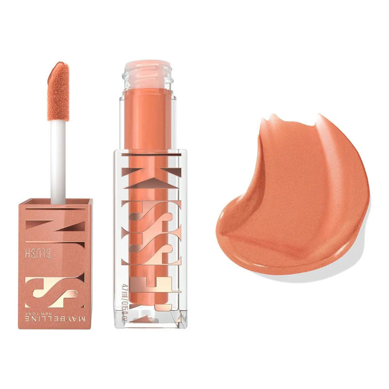 Rubor Líquido Maybelline Sunkisser 12h Tono 01 Rush 01 Downtown Rush