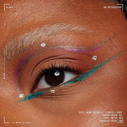 Nyx | Epic Wear Metallic | Delineador Liquido Brown Metal Metalizado