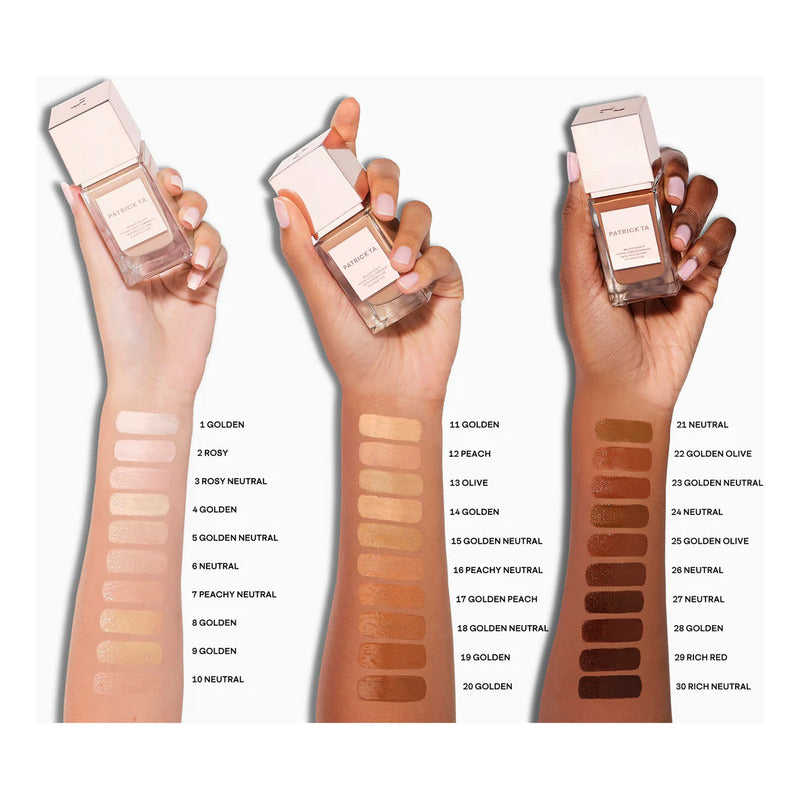 Patrick Ta | Major Skin Hydra-luxe Luminous -maquillaje 30ml