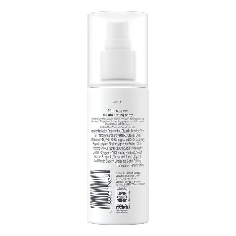Neutrogena | Radiant Setting Spray | Spray Fijador Radiante Todo Tipo De Piel