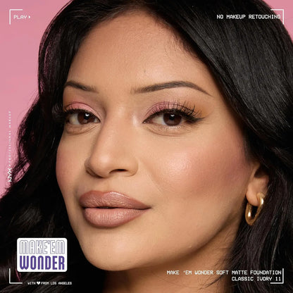 Base De Maquillaje Nyx Make Em Wonder Soft Matte 11 Classic Ivory