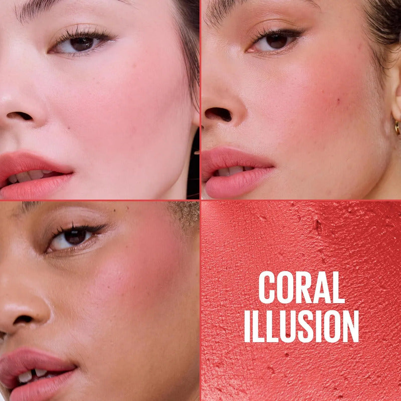 Maybelline | Cluodtopia | Tinta Mousse Mate Mejillas/labios Coral Illusion