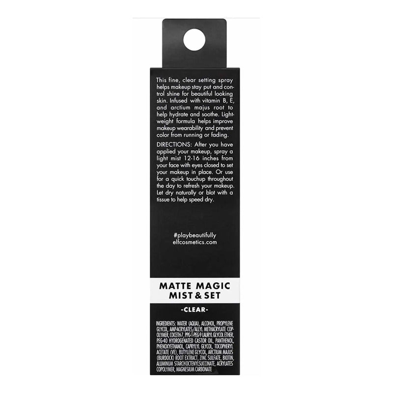 Elf | Mist And Set | Fijador De Maquillaje - 60ml Transparente