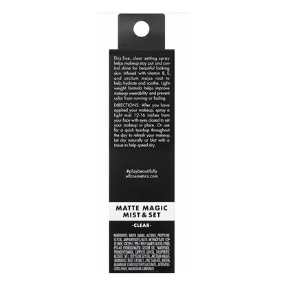 Elf | Mist And Set | Fijador De Maquillaje - 60ml Transparente