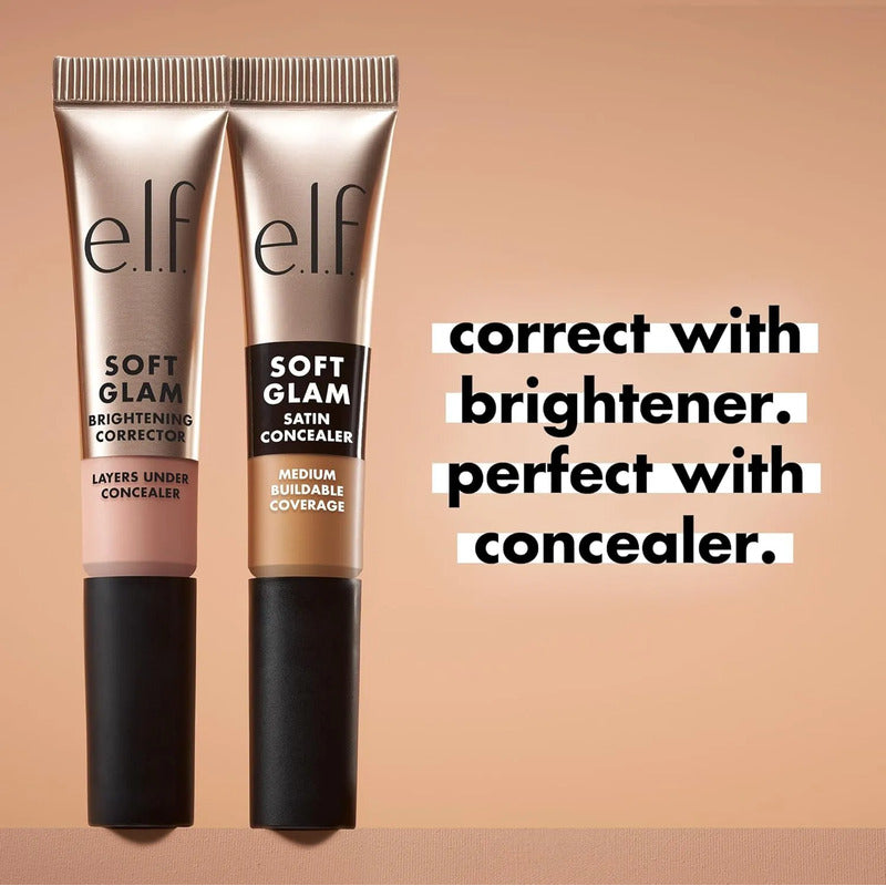 Corrector Facial E.l.f. Softglam Brightening Iluminador Rosa Dark Pink