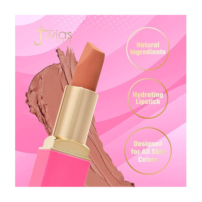 Juvia's | Labial Mate Velvet Hidratante - Vegano - Nude