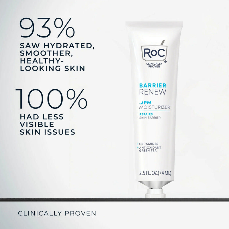 Roc | Derm Developed Barrier Renew Pm- Crema De Noche - 74ml Todo Tipo De Piel Noche
