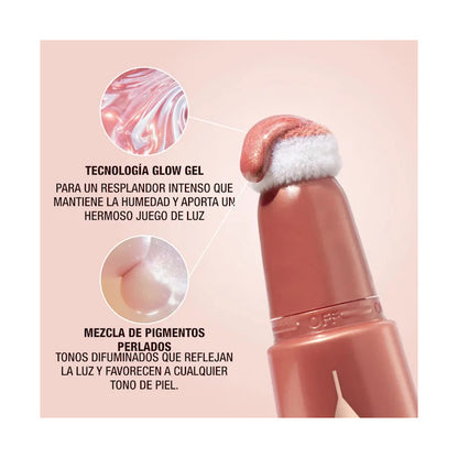 Charlotte Tilbury | Glowgasm | Rubor Iluminador Líquido Peachgasm