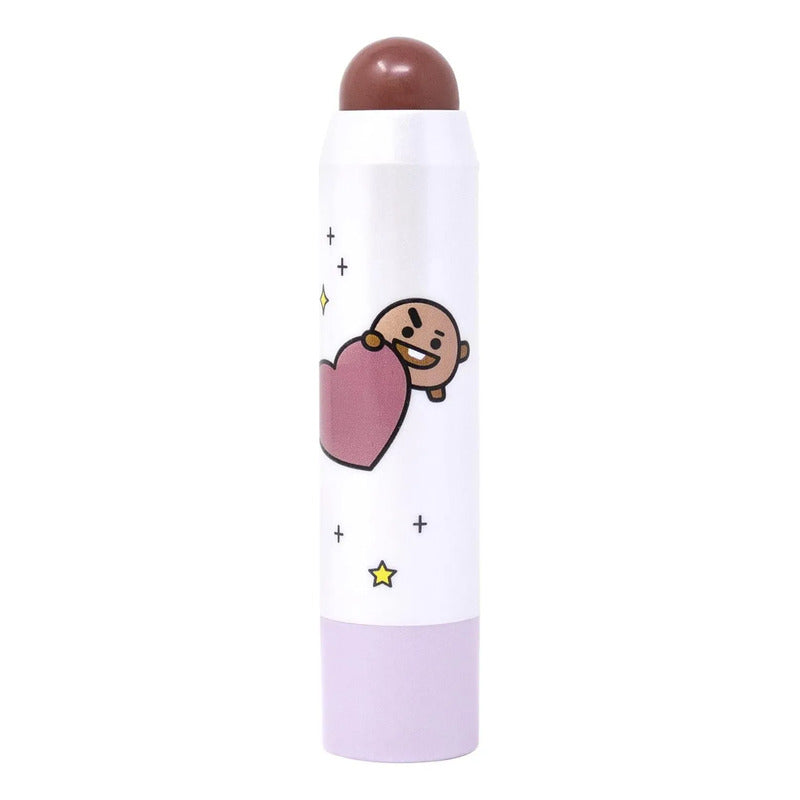 The Creme Shop Bt21 Tinta En Barra, Labios Y Mejillas, Vegan Rocky Road