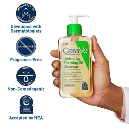 CeraVe | Limpiador Hidratante de Aceite 355ml
