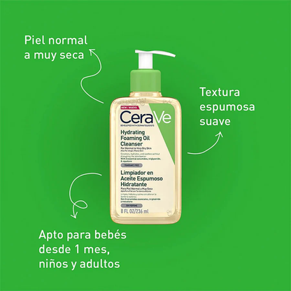 CeraVe | Limpiador Hidratante de Aceite 355ml
