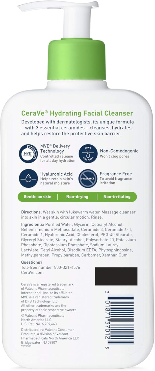 CeraVe | Limpiador Facial Hidratante 355ml